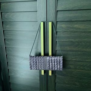 Ruffle Shoulder Bag/Clutch